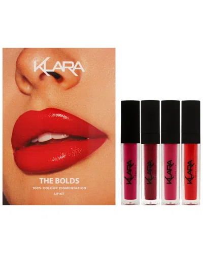 Klara Women's 4pc The Bolds Lip Kit