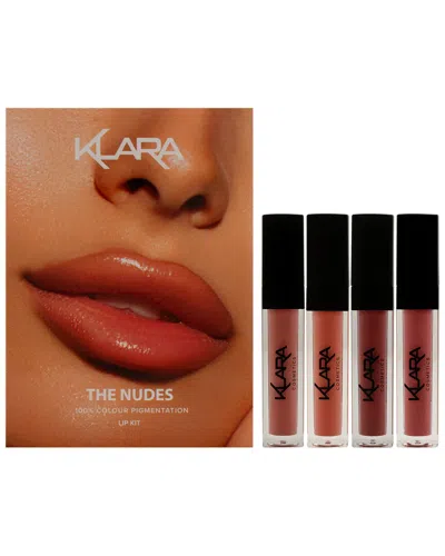 Klara Women's 4pc The Nudes Lip Kit