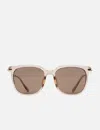 Klassic Cl004 Clip-on Sunglasses In Brown