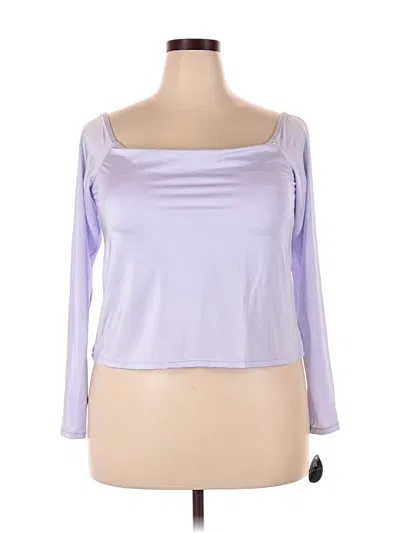 Pre-owned Klassy Network 3/4 Sleeve T-shirt In Purple