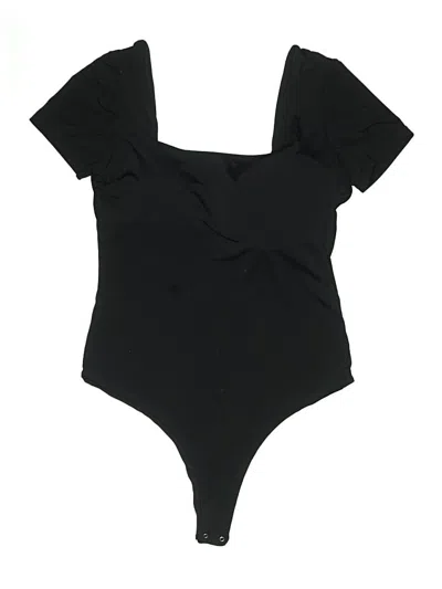 Pre-owned Klassy Network Bodysuit In Black