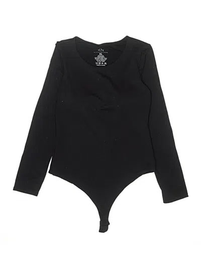 Pre-owned Klassy Network Bodysuit In Black