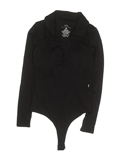 Pre-owned Klassy Network Bodysuit In Black