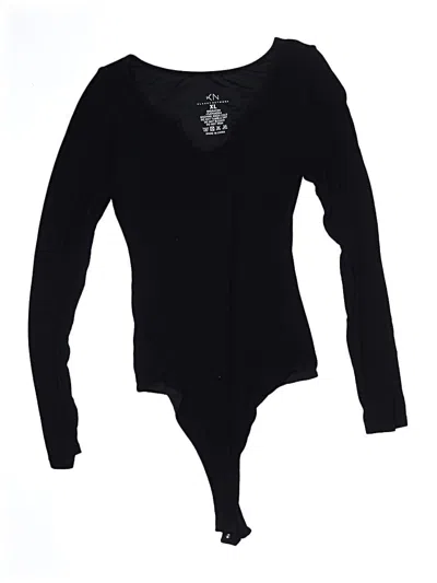 Pre-owned Klassy Network Bodysuit In Black