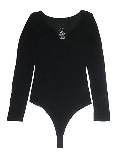 Pre-owned Klassy Network Bodysuit In Black