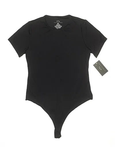 Pre-owned Klassy Network Bodysuit In Black