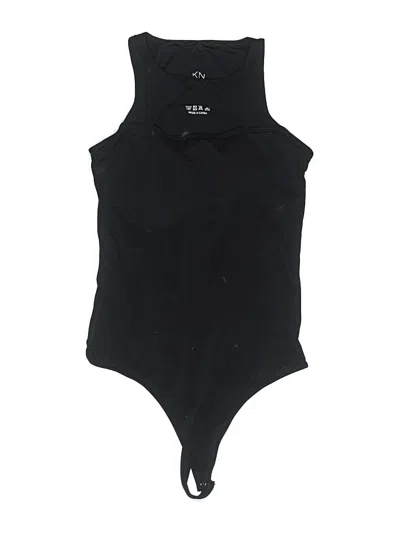 Pre-owned Klassy Network Bodysuit In Black