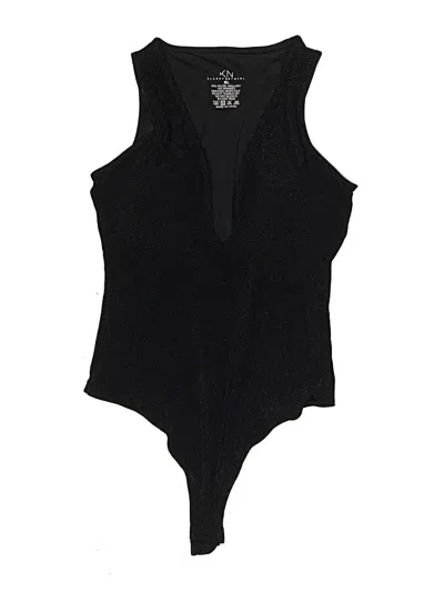 Pre-owned Klassy Network Bodysuit In Black