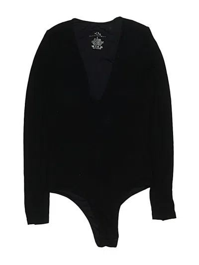 Pre-owned Klassy Network Bodysuit In Black