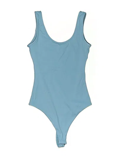 Pre-owned Klassy Network Bodysuit In Blue