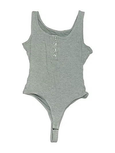 Pre-owned Klassy Network Bodysuit In Gray