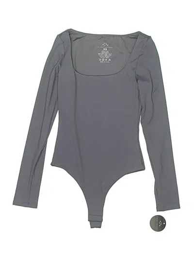 Pre-owned Klassy Network Bodysuit In Gray