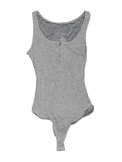 Pre-owned Klassy Network Bodysuit In Gray