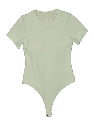 Pre-owned Klassy Network Bodysuit In Green
