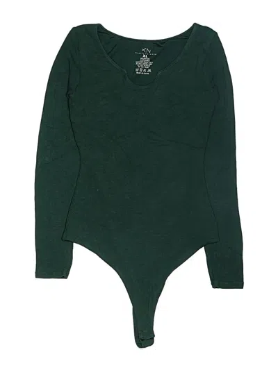 Pre-owned Klassy Network Bodysuit In Green