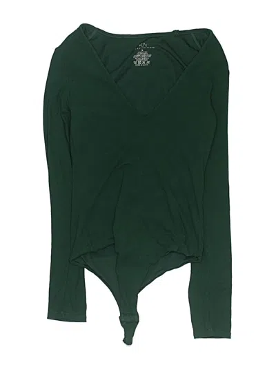 Pre-owned Klassy Network Bodysuit In Green