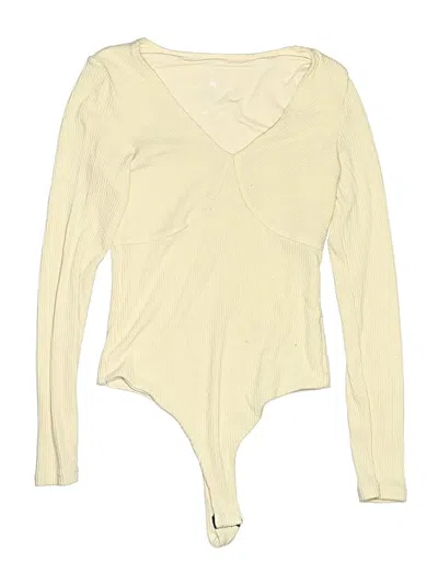 Pre-owned Klassy Network Bodysuit In Ivory