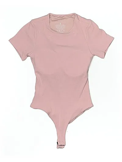 Pre-owned Klassy Network Bodysuit In Pink
