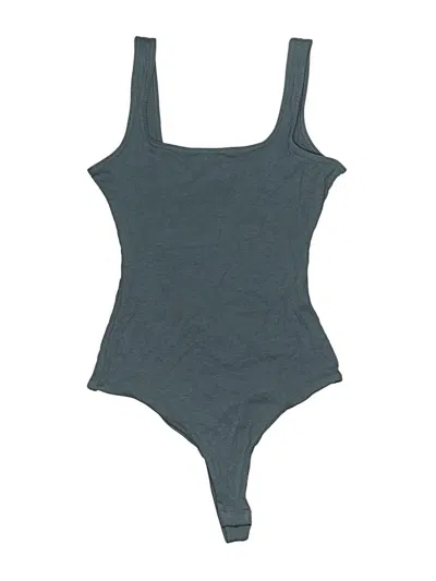 Pre-owned Klassy Network Bodysuit In Teal