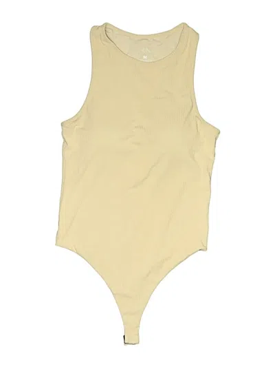 Pre-owned Klassy Network Bodysuit In Yellow