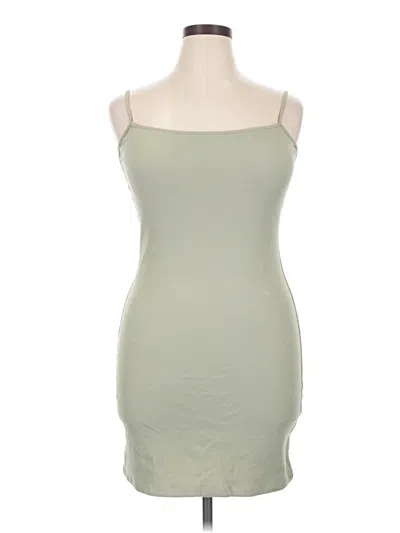 Pre-owned Klassy Network Casual Dress In Green