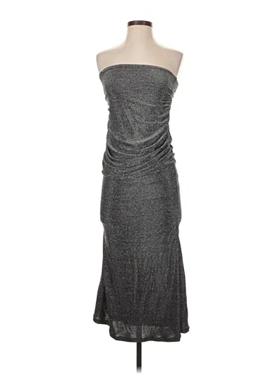 Pre-owned Klassy Network Formal Skirt In Gray