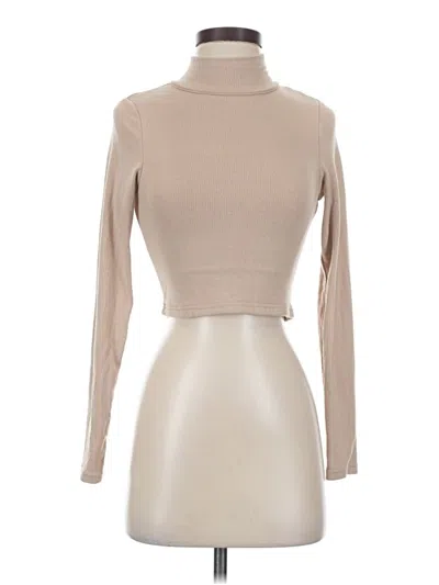 Pre-owned Klassy Network Long Sleeve Turtleneck In Brown