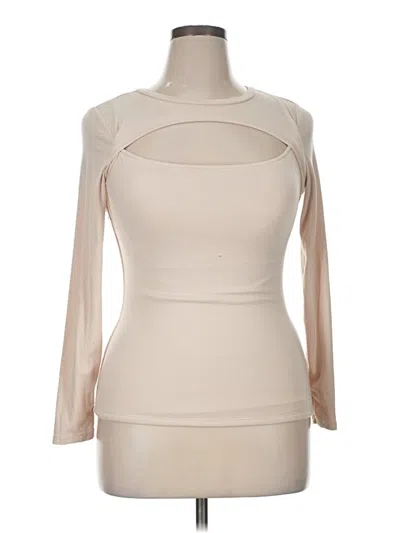 Pre-owned Klassy Network Long Sleeve Turtleneck In White