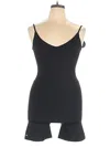 Klassy Network Romper In Black