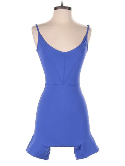 Pre-owned Klassy Network Romper In Blue