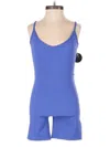 Klassy Network Romper In Blue