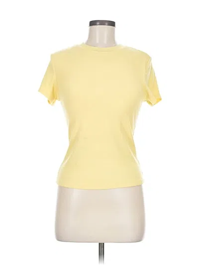 Pre-owned Klassy Network Short Sleeve T-shirt In Yellow