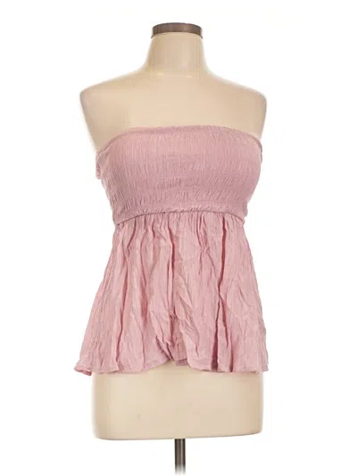 Pre-owned Klassy Network Sleeveless Blouse In Pink