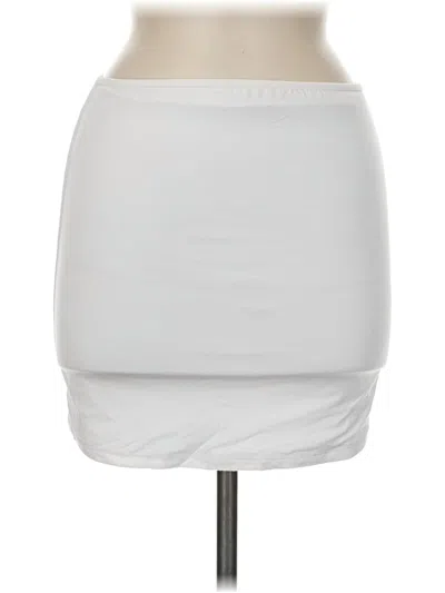 Pre-owned Klassy Network Sleeveless Top White Strapless Neckline Tops