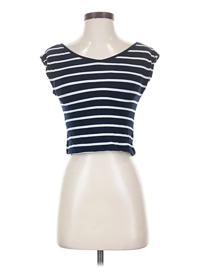 Pre-owned Klassy Network Sleeveless T-shirt In Blue