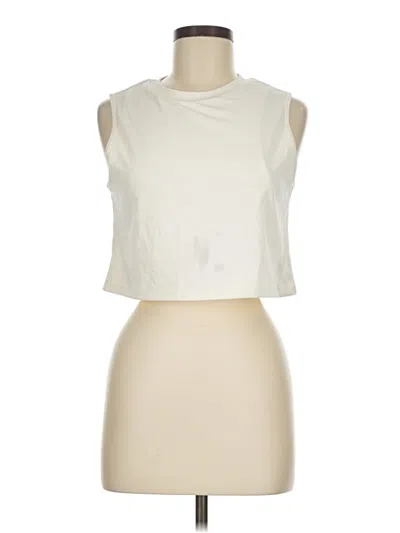 Pre-owned Klassy Network Sleeveless T-shirt In Ivory