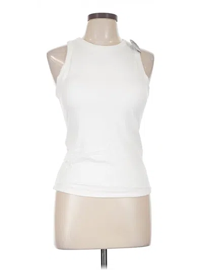 Pre-owned Klassy Network Sleeveless T-shirt In White