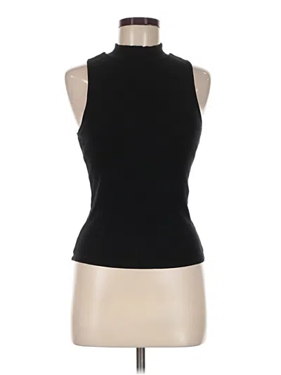 Pre-owned Klassy Network Tank Top Black Halter Neckline Tops
