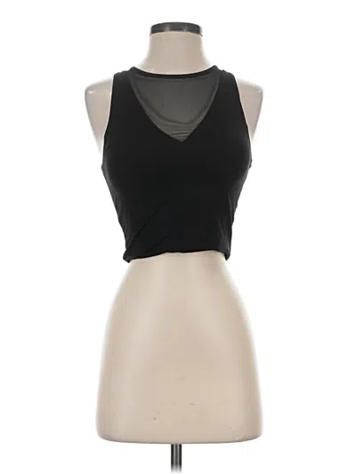 Pre-owned Klassy Network Tank Top Black Halter Neckline Tops