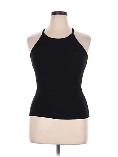 Pre-owned Klassy Network Tank Top Black Halter Neckline Tops