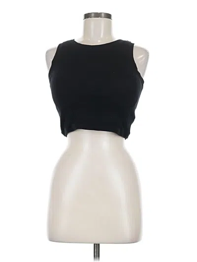 Pre-owned Klassy Network Tank Top Black Strapless Neckline Tops