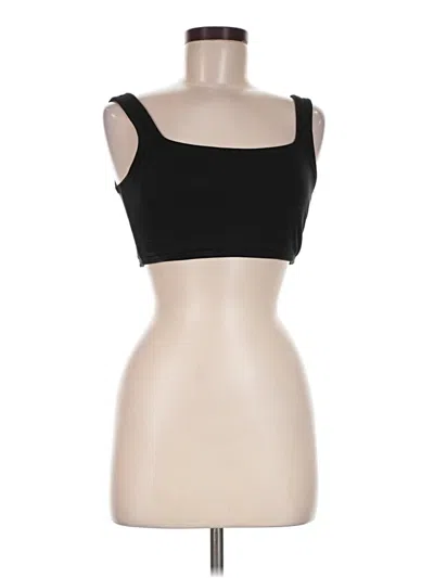 Pre-owned Klassy Network Tank Top Black Strapless Neckline Tops