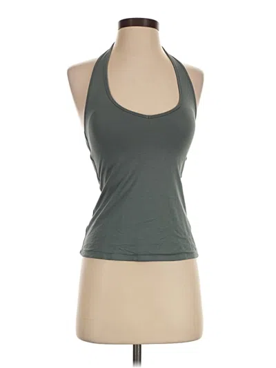 Pre-owned Klassy Network Tank Top Gray Halter Neckline Tops