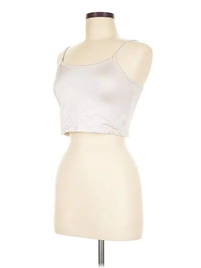 Pre-owned Klassy Network Tank Top Ivory Strapless Neckline Tops