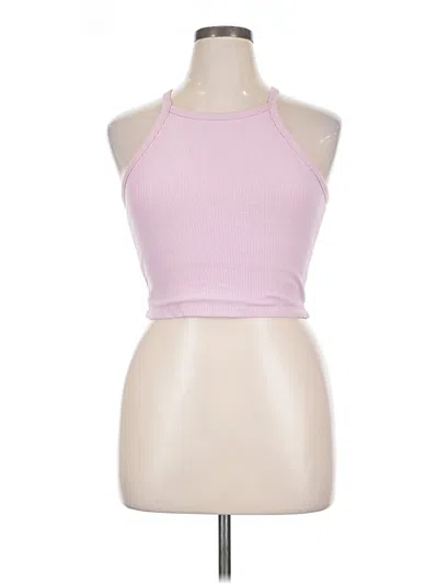 Pre-owned Klassy Network Tank Top Pink Halter Neckline Tops