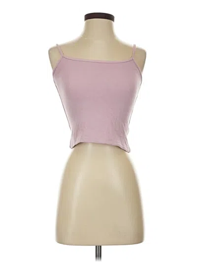 Pre-owned Klassy Network Tank Top Pink Strapless Neckline Tops