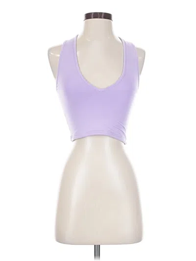 Pre-owned Klassy Network Tank Top Purple Halter Neckline Tops