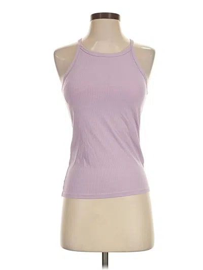 Pre-owned Klassy Network Tank Top Purple Halter Neckline Tops