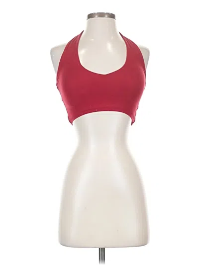 Pre-owned Klassy Network Tank Top Red Halter Neckline Tops