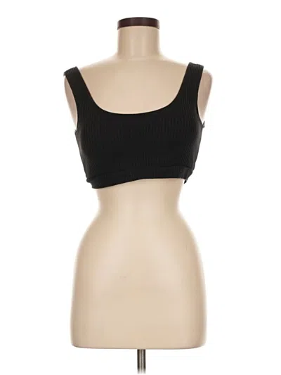 Pre-owned Klassy Network Tube Top Black Strapless Neckline Tops